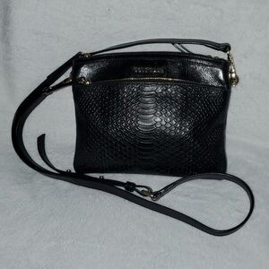Cole Haan Snake-Embossed Crossbody Bag